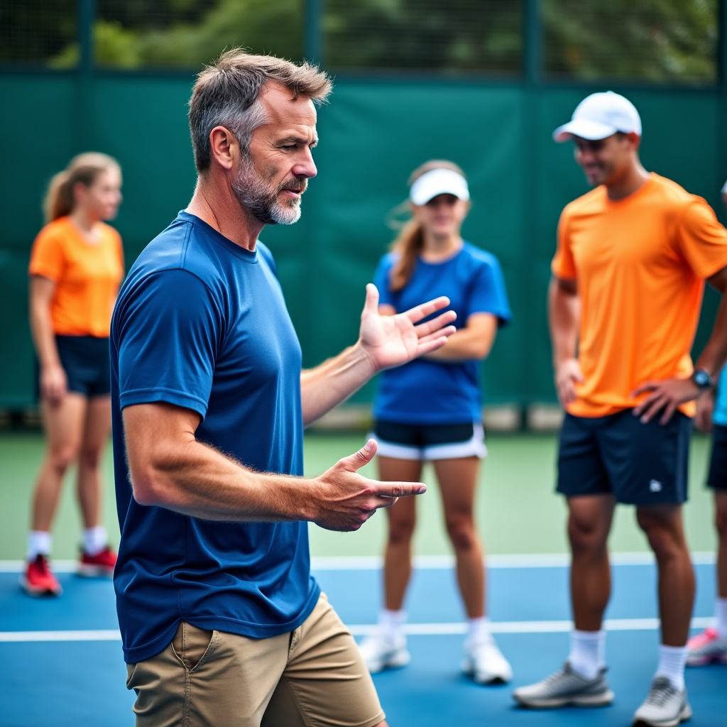 Tennis lesson