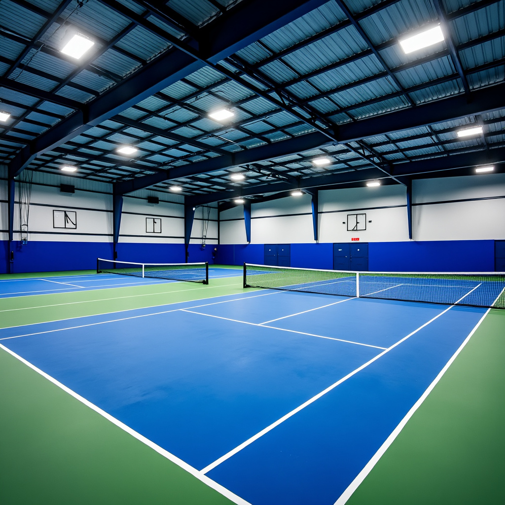 Indoor tennis courts